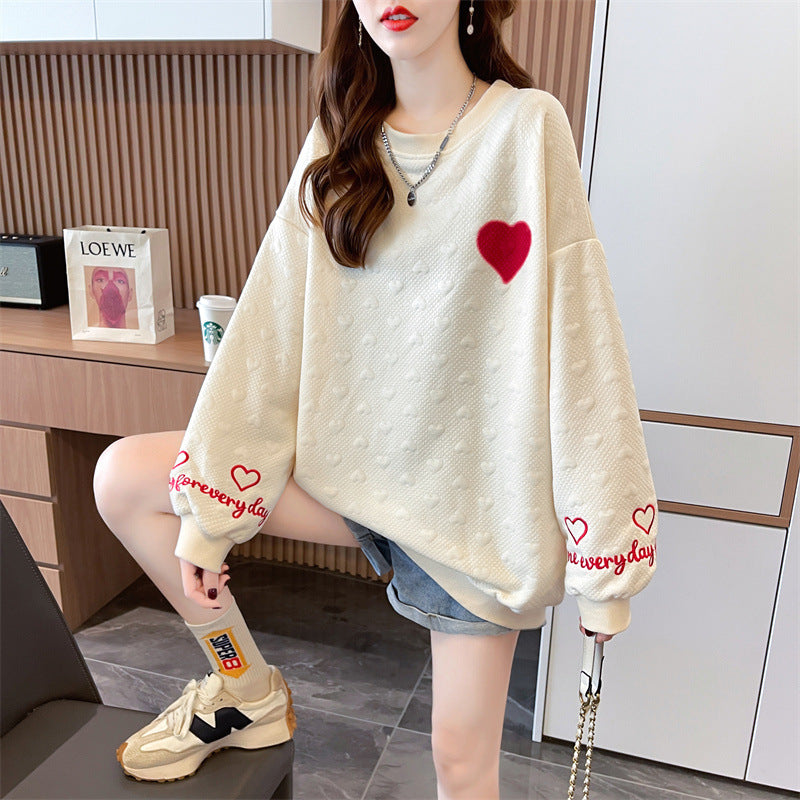 Thickened Personality Embroidery Embroidery Long Sleeve
