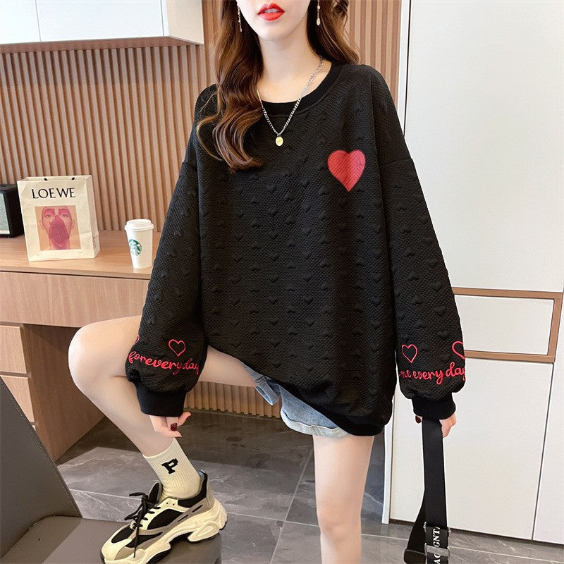 Thickened Personality Embroidery Embroidery Long Sleeve