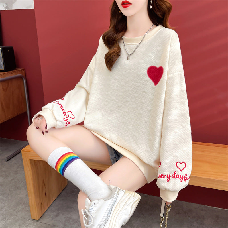 Thickened Personality Embroidery Embroidery Long Sleeve