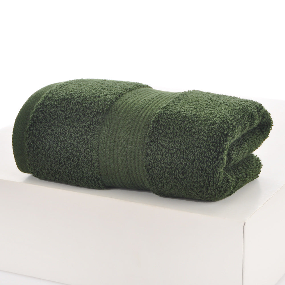 Household Pure Color All-matching Cotton Towel
