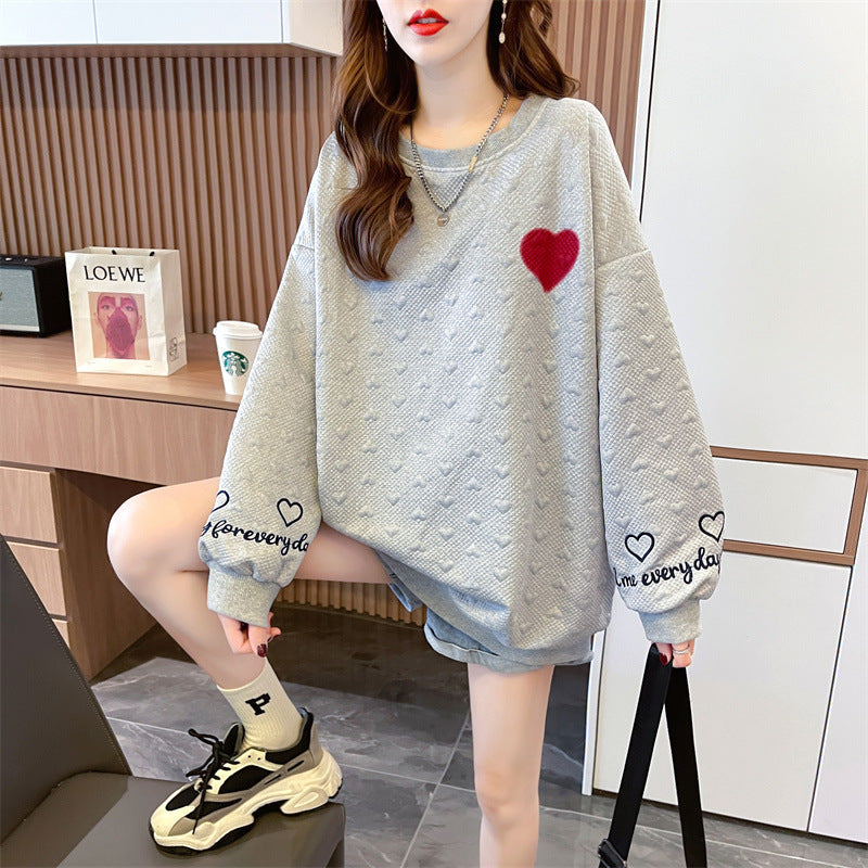 Thickened Personality Embroidery Embroidery Long Sleeve