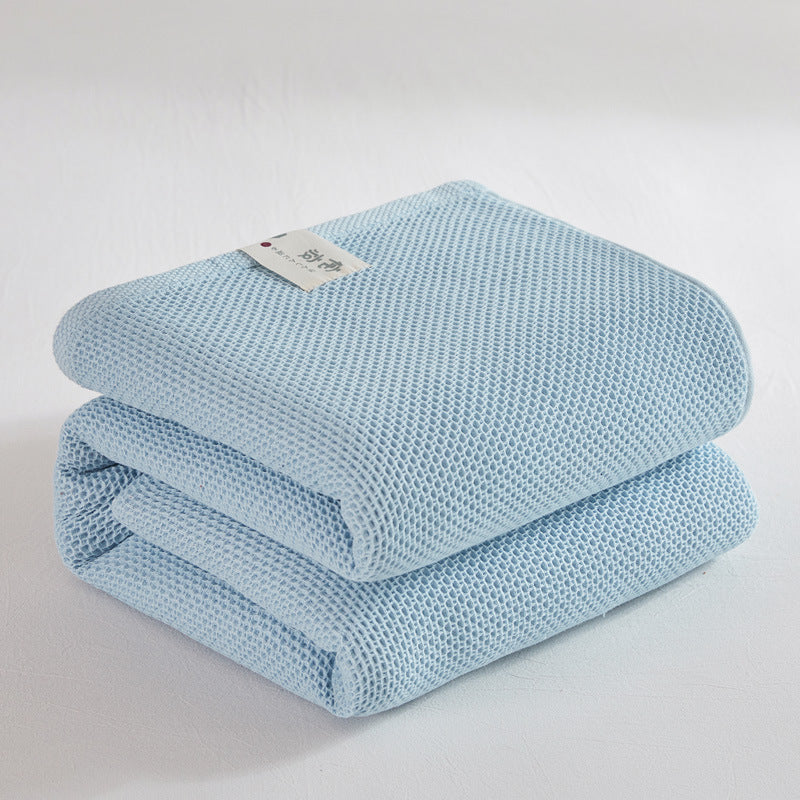Cotton Honeycomb Towel Quilt Single Double Nap Blanket