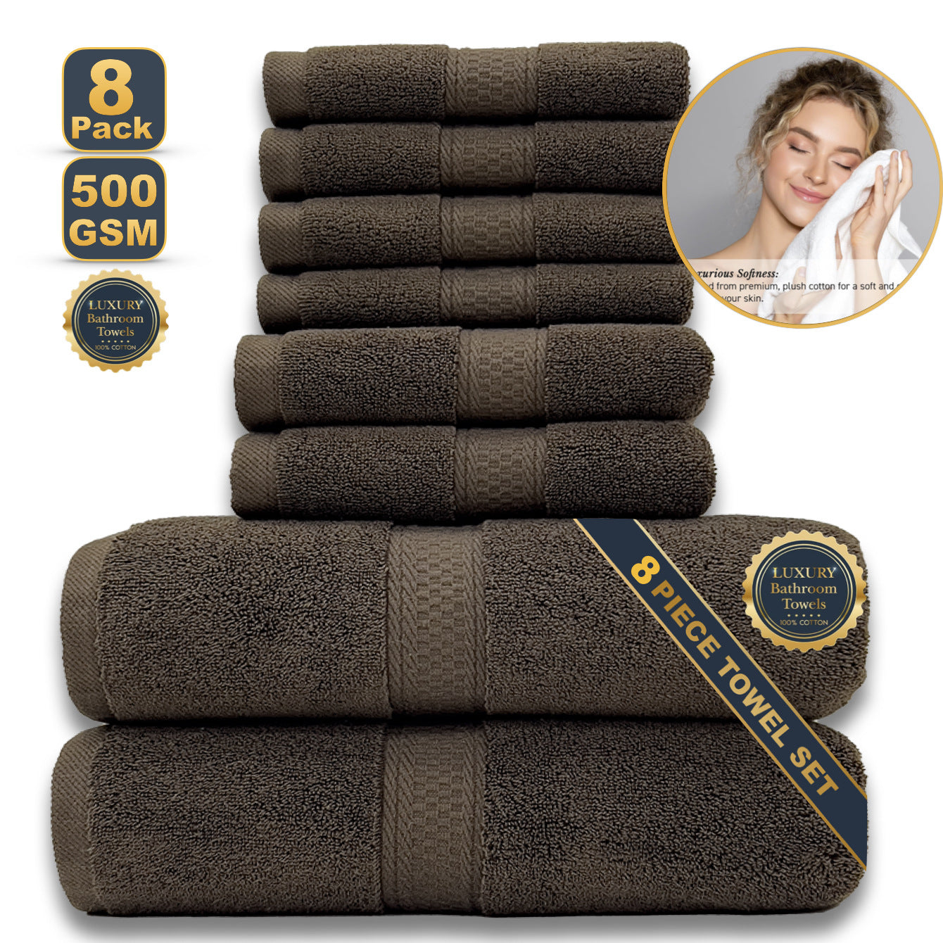 Pure Cotton Bath Towels Towel Bath
