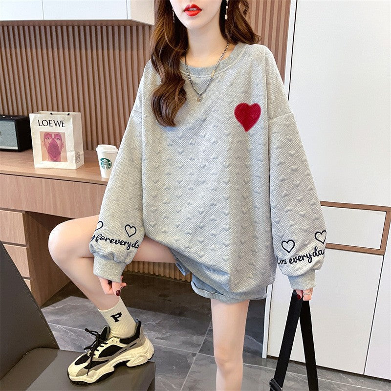 Thickened Personality Embroidery Embroidery Long Sleeve